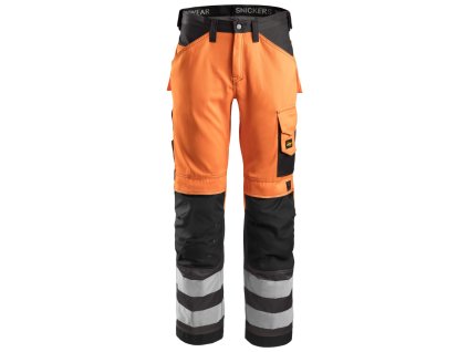 Kalhoty reflexní, třída 2 oranžové (Velikost 060)