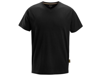 Tričko V-Neck černé (Velikost XS)
