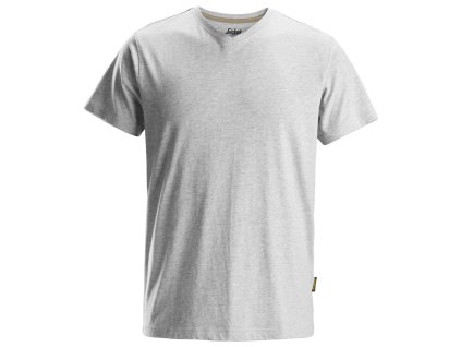 Tričko V-Neck šedé (Velikost XS)