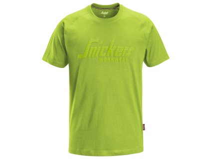Tričko Snickers Workwear limetkové (Velikost XS)