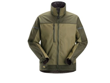 Softshellová bunda AllroundWork Stretch khaki XS (Velikost XS)