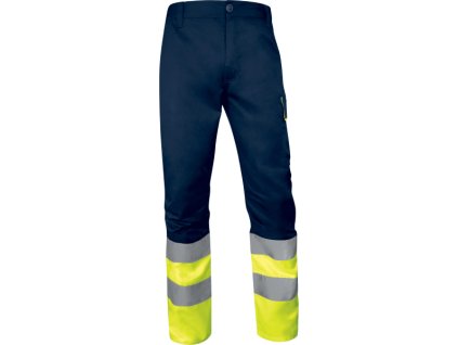 Reflexní pracovní kalhoty Delta Plus M1PA2HVCL1 (Barva Modrá/Oranžová, Velikost 2XL)