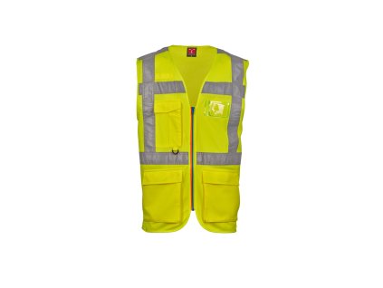 Reflexní pracovní vesta Payper EXTRA (Barva Červená Fluo, Velikost 2XL)