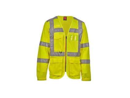Pracovní reflexní vesta Payper LONG EXO (Barva Oranžová fluo, Velikost 2XL)