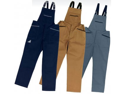 Montérky - pracovní kalhoty s laclem EDIS LINEA