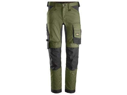 snickers workwear 63413104 pracovni kalhoty allroundwork stretch khaki hlavni 1722431259