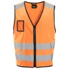 Reflexní vesta Snickers Workwear, třída 2 oranžová (Velikost L/XL)