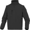Pracovní softshell bunda Delta Plus MYSEN2 (Barva Černá-Červená, Velikost XXL)