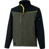 Bunda 2 V 1 Delta Plus softshell SOCCIA (Barva Černá/ Červená, Velikost 2XL)