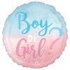 gender reveal party foliovy party balonek kluk nebo holka