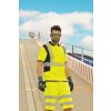 Reflexní pracovní tričko COFRA TILCARA (Barva Žlutá, Velikost 4XL)