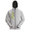 Mikina na zip Snickers Workwear šedá velikost 2XL +