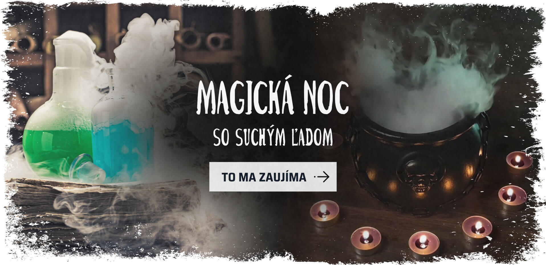 Magická noc so suchým ľadom