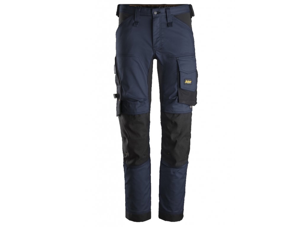 Pracovné nohavice AllroundWork Stretch tmavo modré vel. 258 Snickers Workwear (Veľkosť 044)