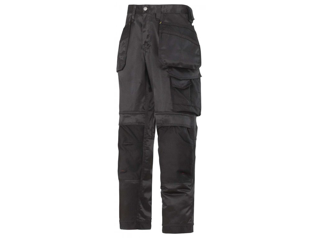 Nohavice pracovné DuraTwill s PK čierne vel. 256 Snickers Workwear (Veľkosť 042)