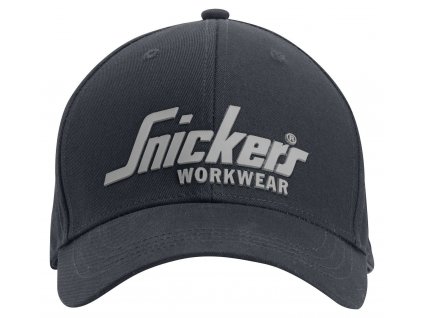 Šiltovka s 3D logom Snickers Workwear čierna Snickers Workwear (Veľkosť UNI)