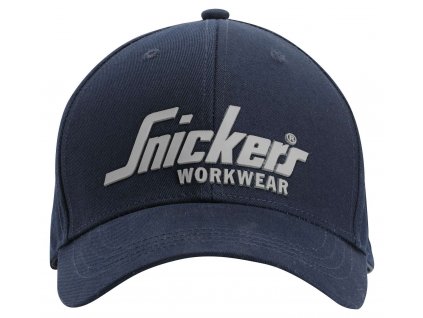 Šiltovka s 3D logom Snickers Workwear modrá Snickers Workwear (Veľkosť UNI)