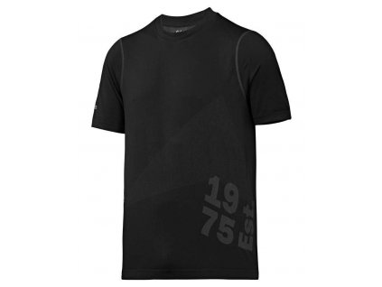 Tričko slim-fit FlexiWork 37.5® čierne (Veľkosť XS)