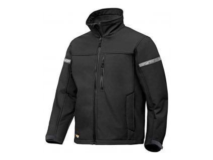 Bunda softshell AllroundWork dámska čierna (Veľkosť XS)