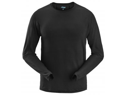 Tričko s dlhým rukávom LiteWork čierne (Veľkosť XS)