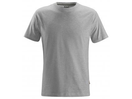 Tričko Classic s krátkym rukávom šedá melanž (Veľkosť XS)