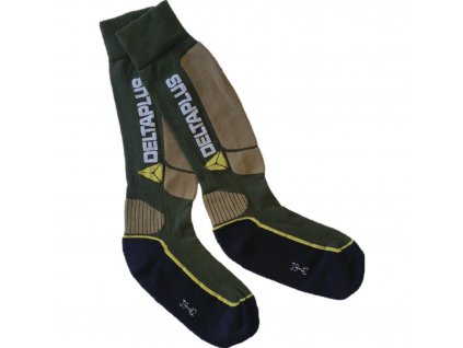 Pracovní ponožky Delta Plus Prato (Barva Khaki-Zelená, Velikost 43/46)