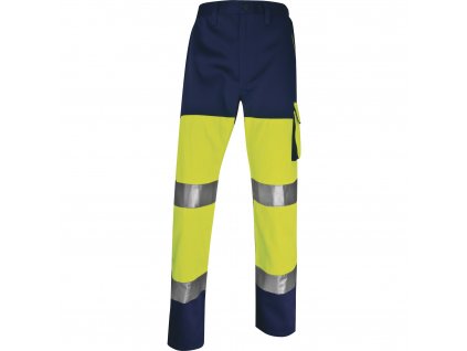 Pracovní kalhoty Delta Plus PHPA2 PHPA2 (Barva Zářivĕ žlutá-Námořnická modrá, Velikost XXL)