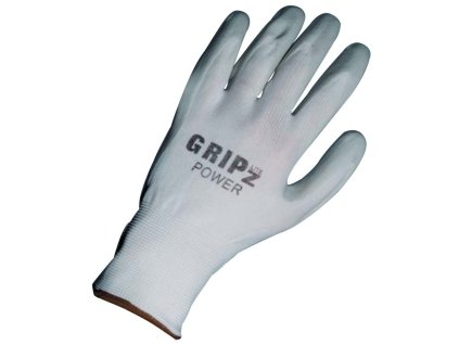 Ochranné pracovní rukavice GRIP Z POWER - pracovní rukavice z nekonečného nylonového vlákna porstvená nitrilem