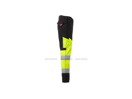 Letní pracovní kalhoty Payper WORKING SUMMER (Barva Oranžová Fluo/ Šedá, Velikost 2XL)