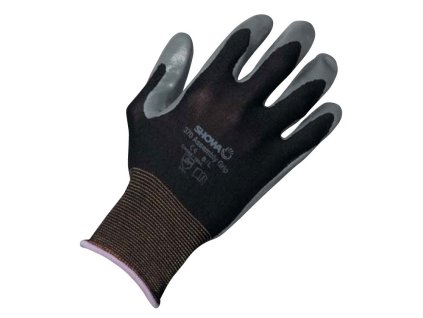 Pracovní rukavice Showa Nitril Fit 370 - rukavice  s elastickým základem z nekonečného vlákna nylonu