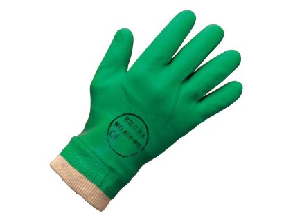 Pracovní rukavice Showa PVC 600 - pracovní rukavice showa PVC 600 je vybavena bavlněným, bezešvým základem