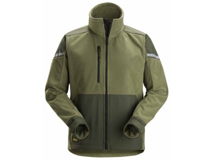Bunda fleecová Windblocker khaki (Veľkosť XS)
