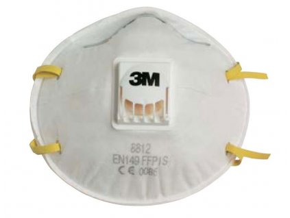 7694 respirator 3m 8812 jako typ 8710e navic vybaven vydechovym ventilem