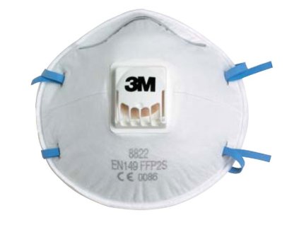 7700 respirator 3m 8822 jako typ 8810 navic vybaven vydechovym ventilem