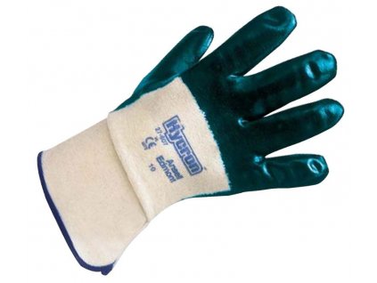 Unikátní nitrilové rukavice Ansell Hycron® - povrstvená dlaň, bezpečnostní manžeta, délka 250 mm
