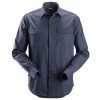 Košeľa Service s dlhým rukávom tmavo modrá S Snickers Workwear (Veľkosť S)
