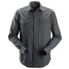 Košeľa Service s dlhým rukávom tmavo šedá S Snickers Workwear (Veľkosť S)