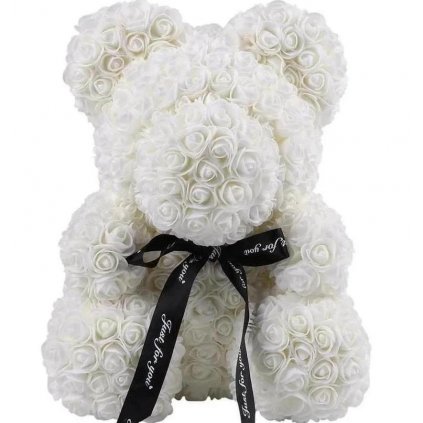 luxury white rose teddy bear 337252 1200x1200