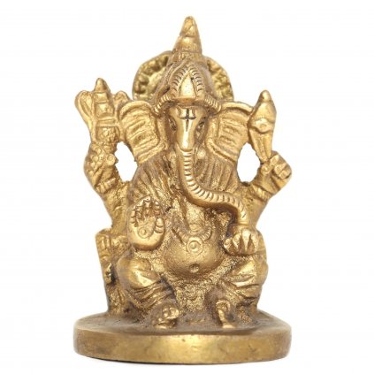 Mosazná soška Ganesha 5,5 cm