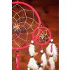 Lapač snů Alamis červený 22 cm