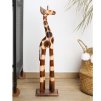 Dřevěná socha Žirafa Sabina 49 cm