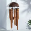 Natural Coconut Shell Bamboo Wind Chimes Bell Garden H (2)