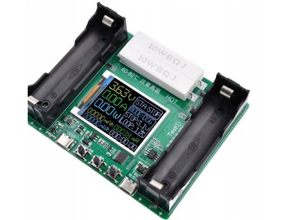 Tester merice kapacity akumulatoru 18650 USB C