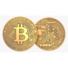 3D gold bitcoin coin model 600