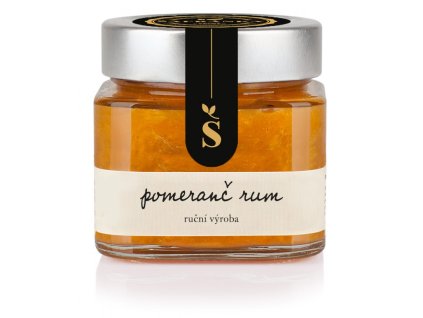 pomeranc s rumem a hrozinkami dzem 270 g