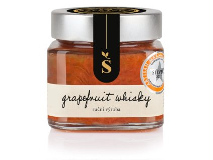 grapefruit ruzovy s rebarborou a irskou whisky dzem 270 g