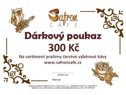 Dárkový poukaz 300 Kč