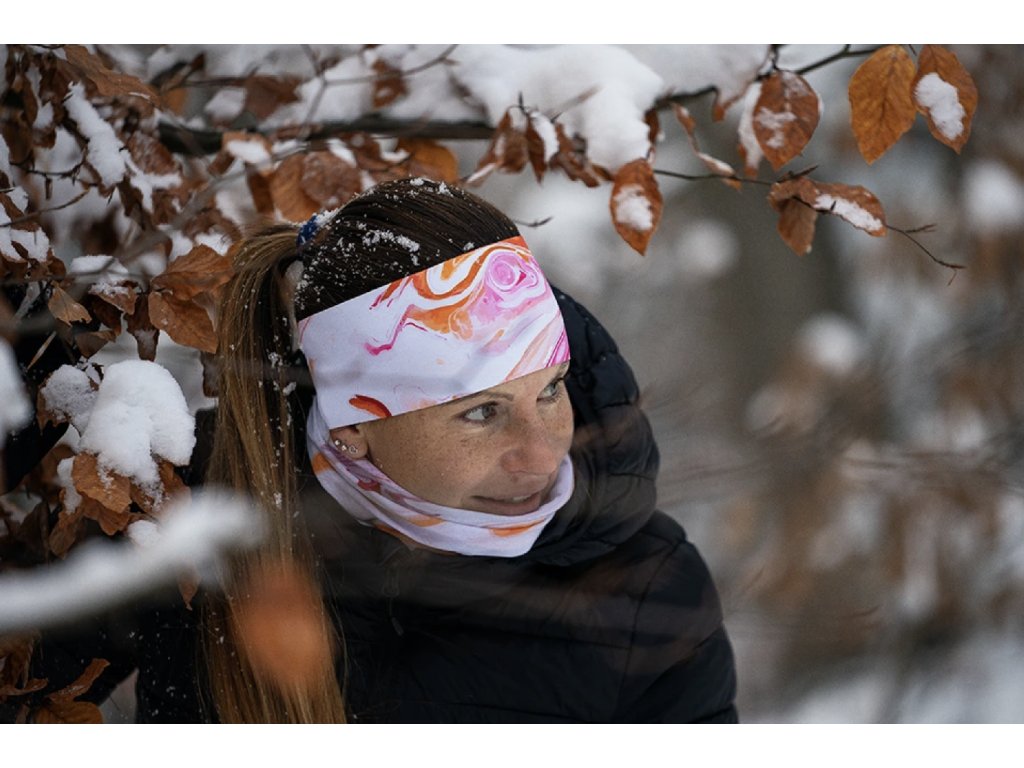 BOSA Chilly Colorful pink - sports headband