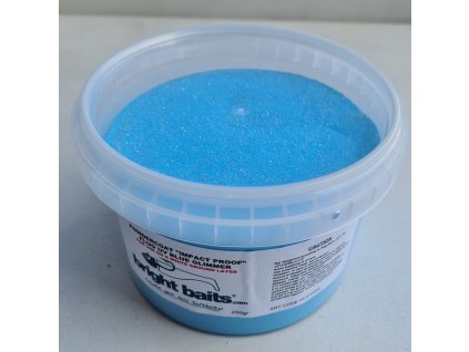 Gumová barva Impact Proof Fluo UV Blue Glimmer 250g