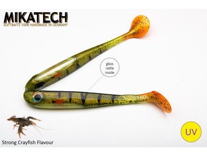 MIKATECH Real Shad 15 cm - Barsch UV